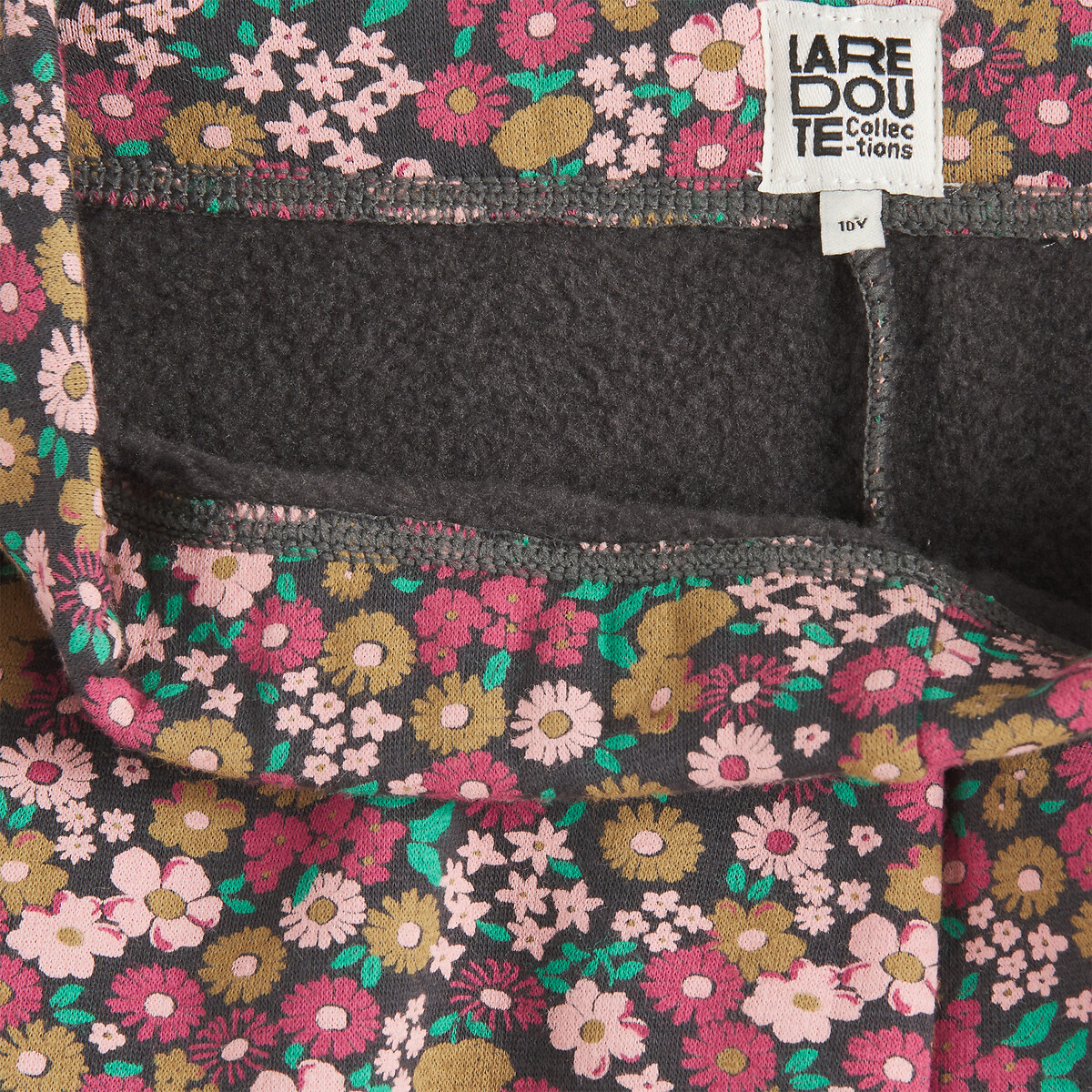 Legging chaud, imprimé floral, en molleton imprimé fleurs, LA REDOUTE COLLECTIONS