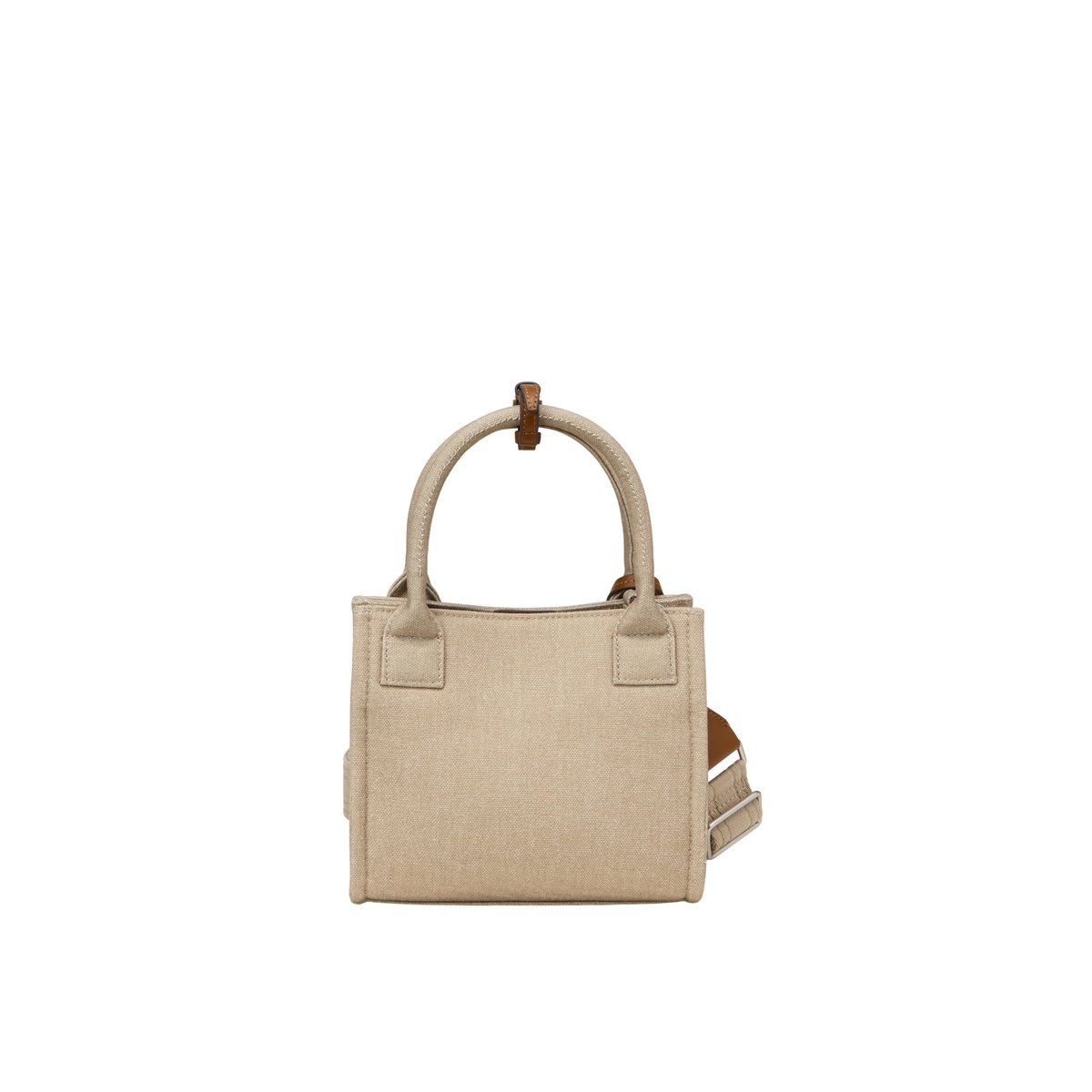 Canvas Shopper modèle Mira petit en coton organique robuste beige, MARC O'POLO