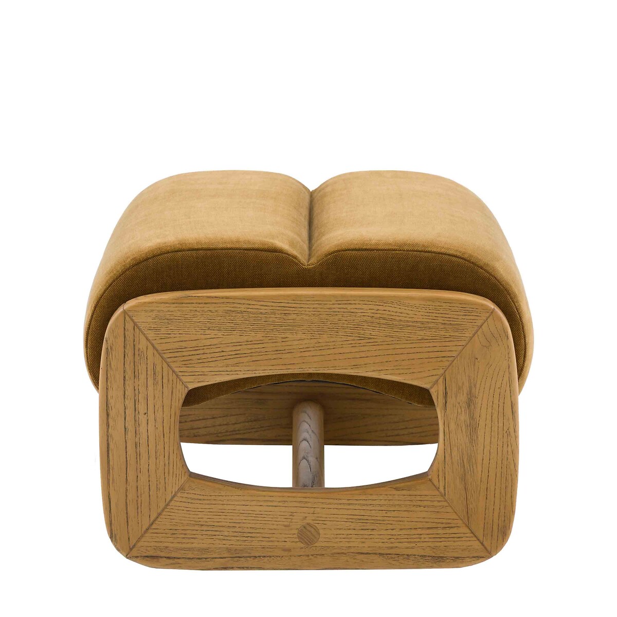 Marzo Velvet Chenille Sculptural Footstool golden, ÉDITÉ