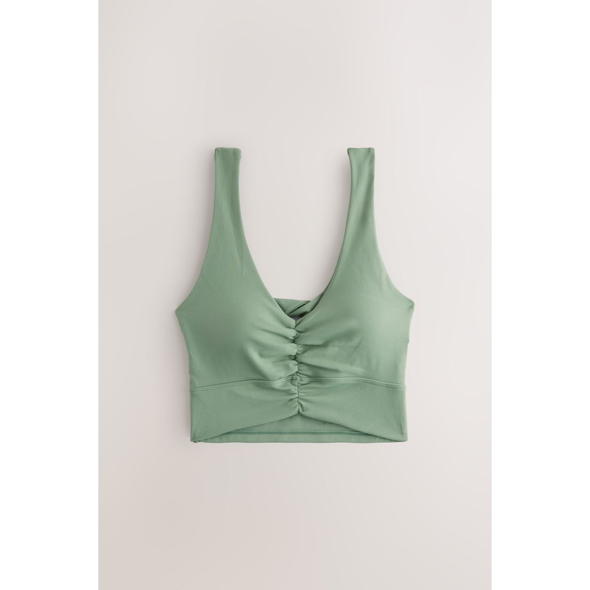 Brassière de sport à dos torsadé active vert sauge, NEXT