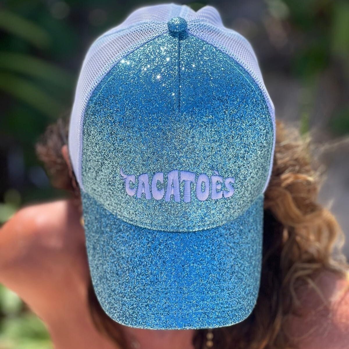Casquette CAPOEIRA GLITTER ciel, CACATOES