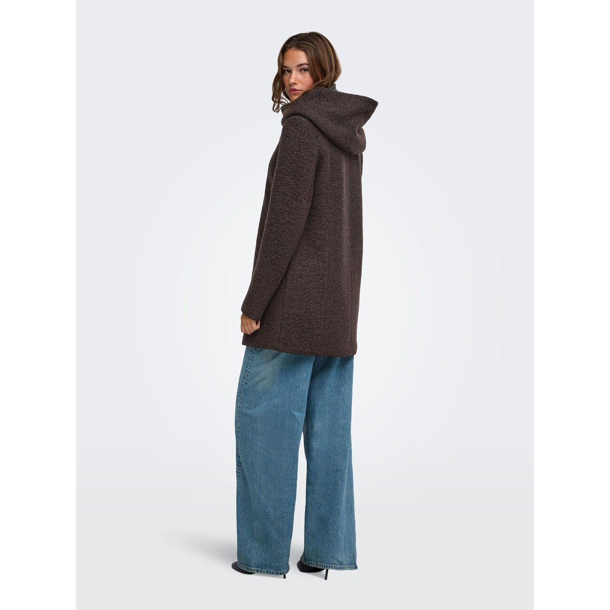 Manteau En Laine chocolate torte, ONLY