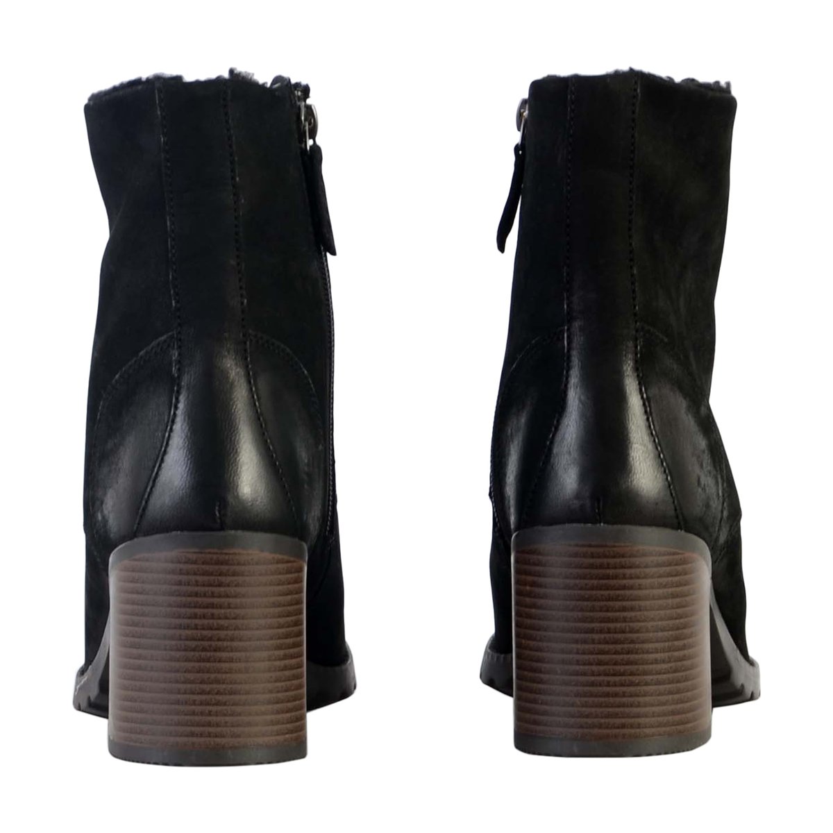 Bottine Cuir Well Lace noir, CLARKS