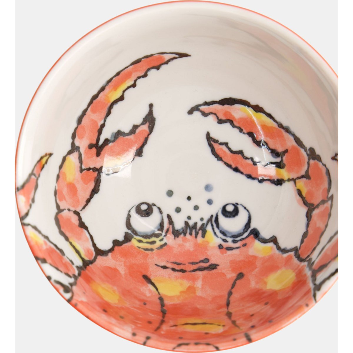 Bol crabe rouge rouge et blanc, TOKYO DESIGN STUDIO