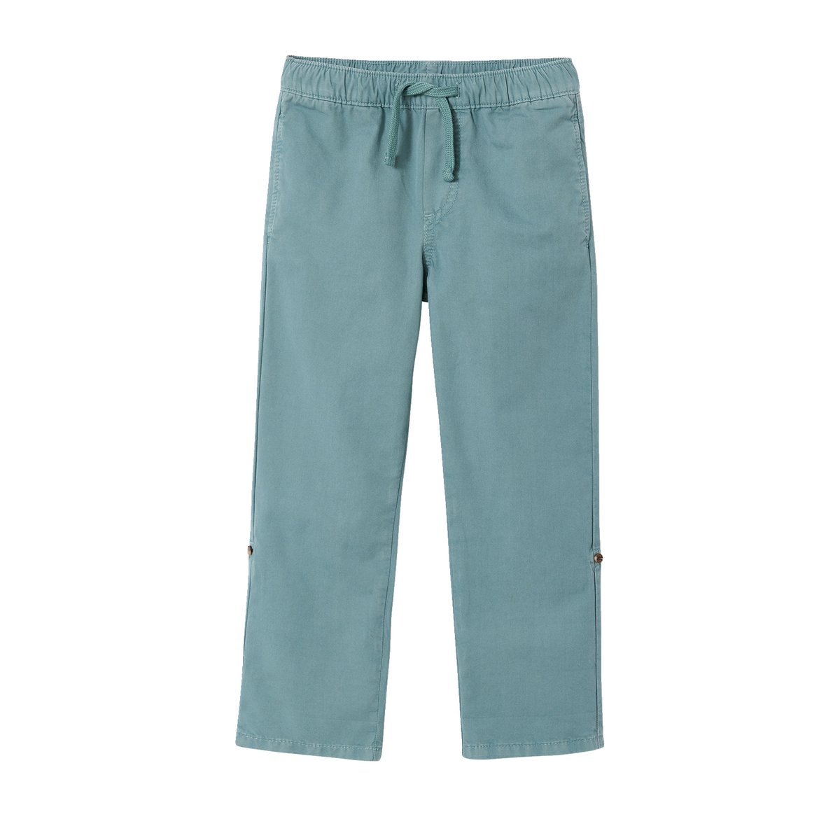 Pantalon retroussable vert émeraude, VERTBAUDET