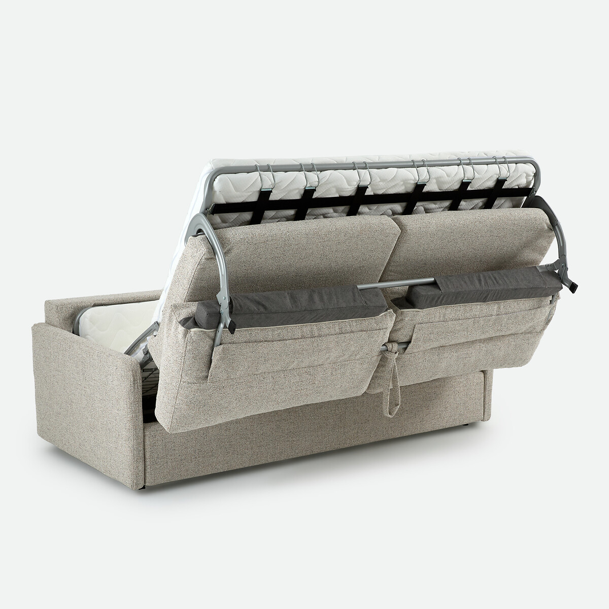 Canapé convertible, 2, 3 ou 4 places, Standard, tissu texturé moucheté, MARTA ecru/bleu, LA REDOUTE INTERIEURS