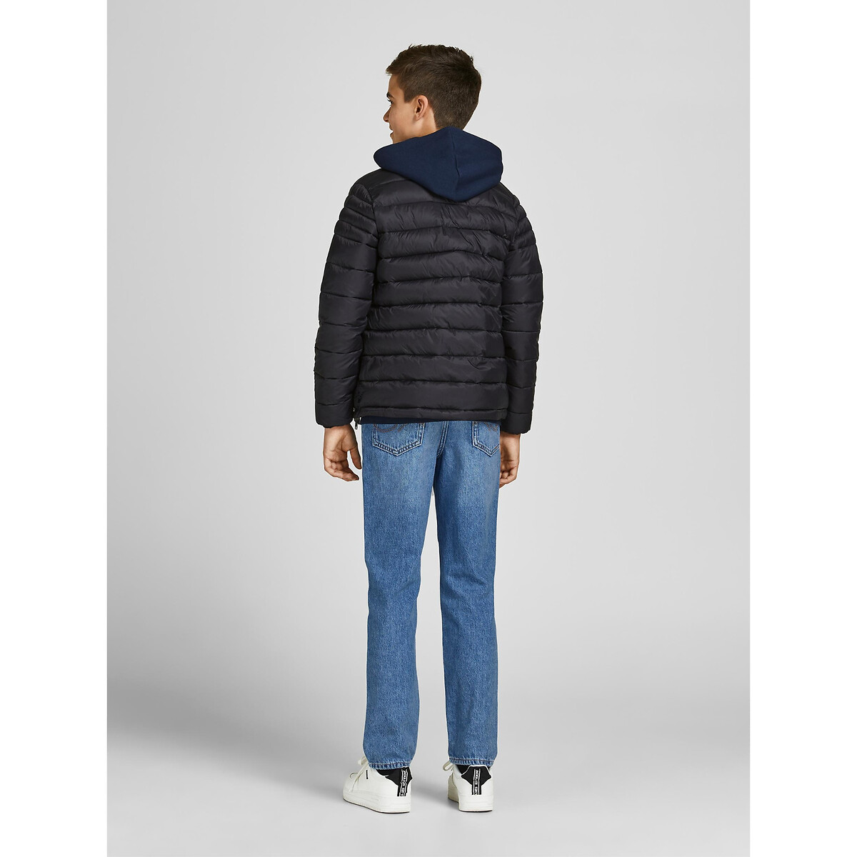 Rechte jeans marine/aqua, JACK & JONES JUNIOR