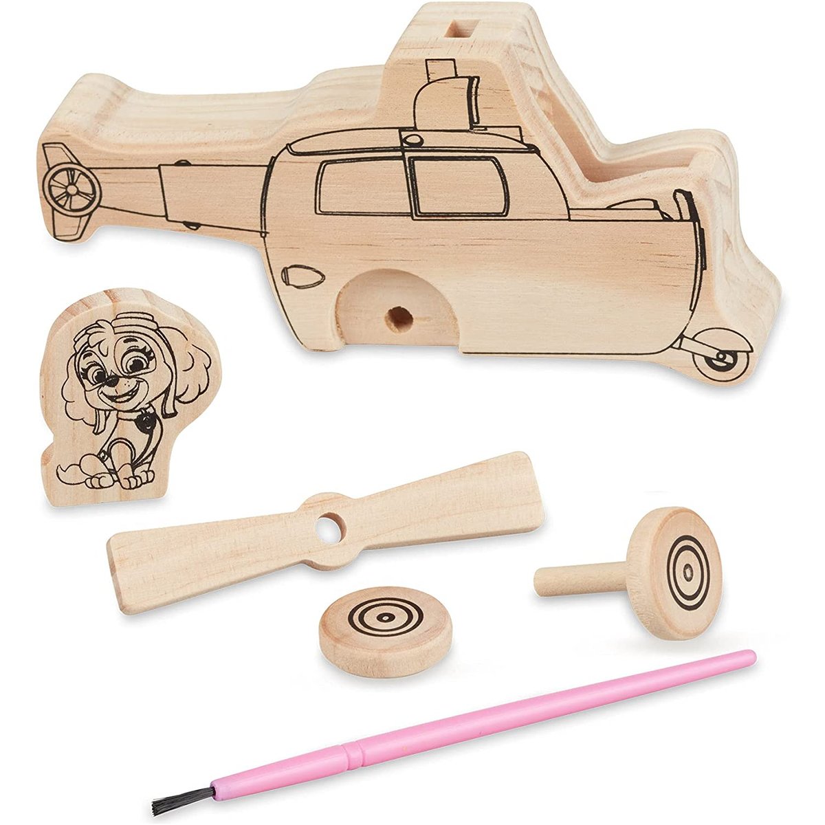 Véhicules Pat' Patrol à décorer beige, MELISSA & DOUG