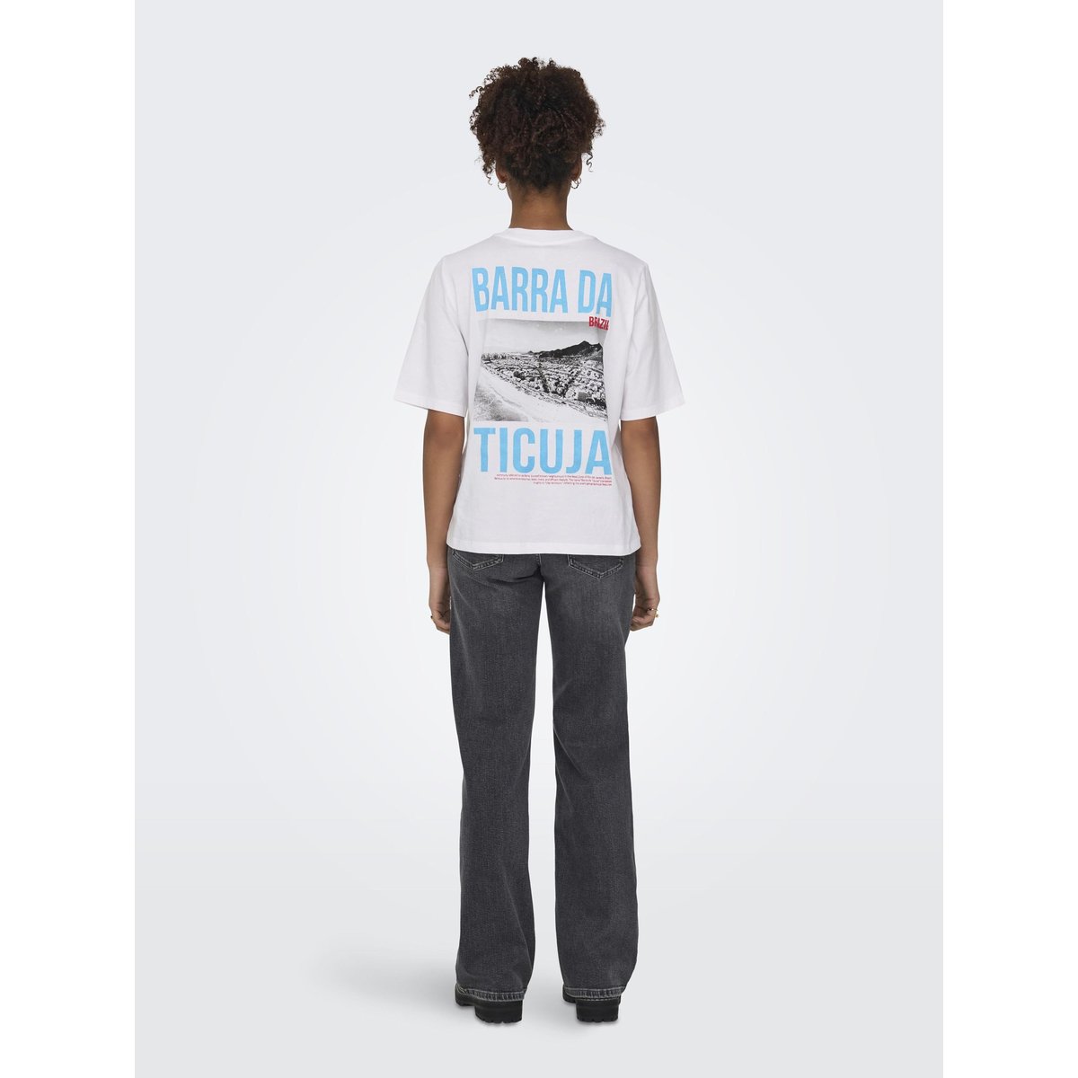 T-Shirt bright white, ONLY