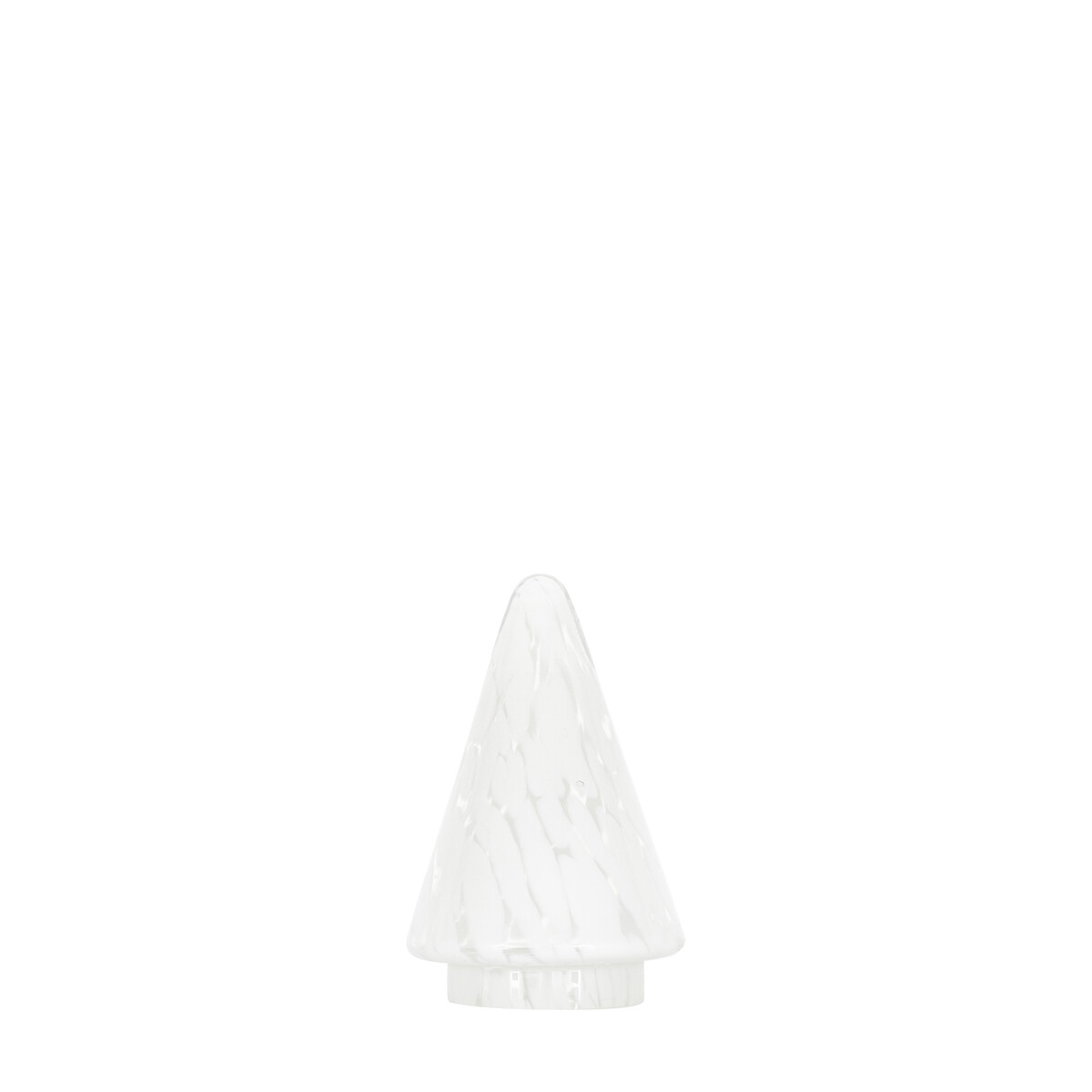 Small White Confetti Glass Tree Decoration white, SO'HOME