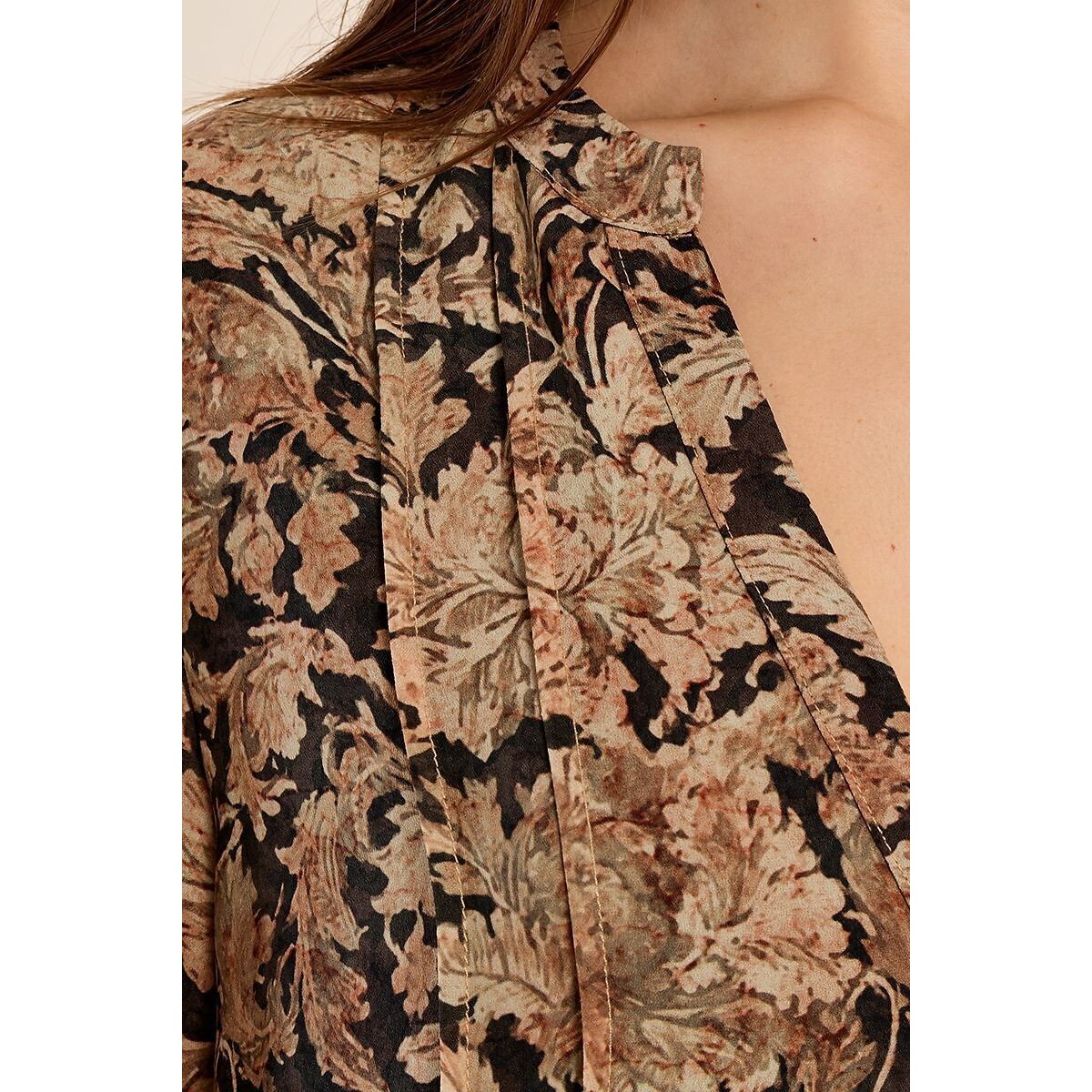 Robe courte imprimée imprimé multicolore, MOLLY BRACKEN