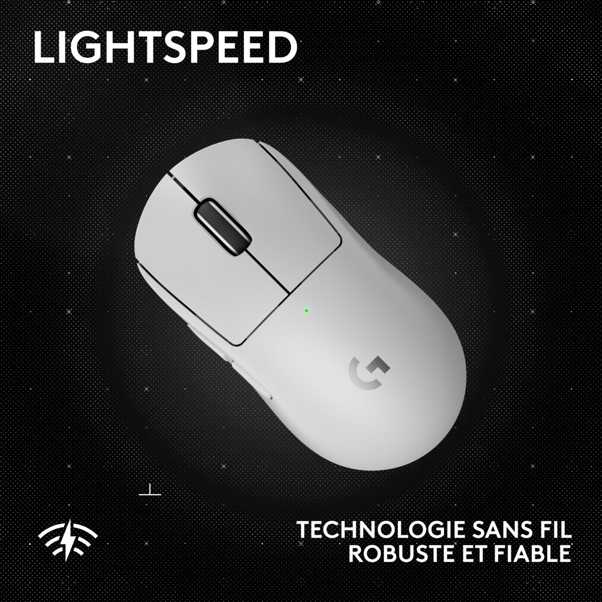 Souris Gamer Sans Fil Pro X Superlight 2 SE Blanche couleur unique, LOGITECH
