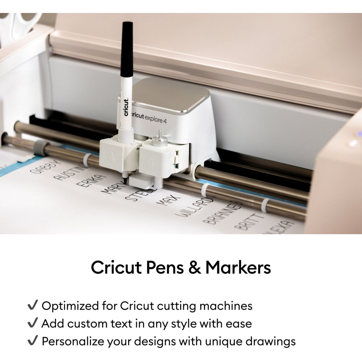 Accessoire Kit de stylos métallisés (5 unités) couleur unique, CRICUT