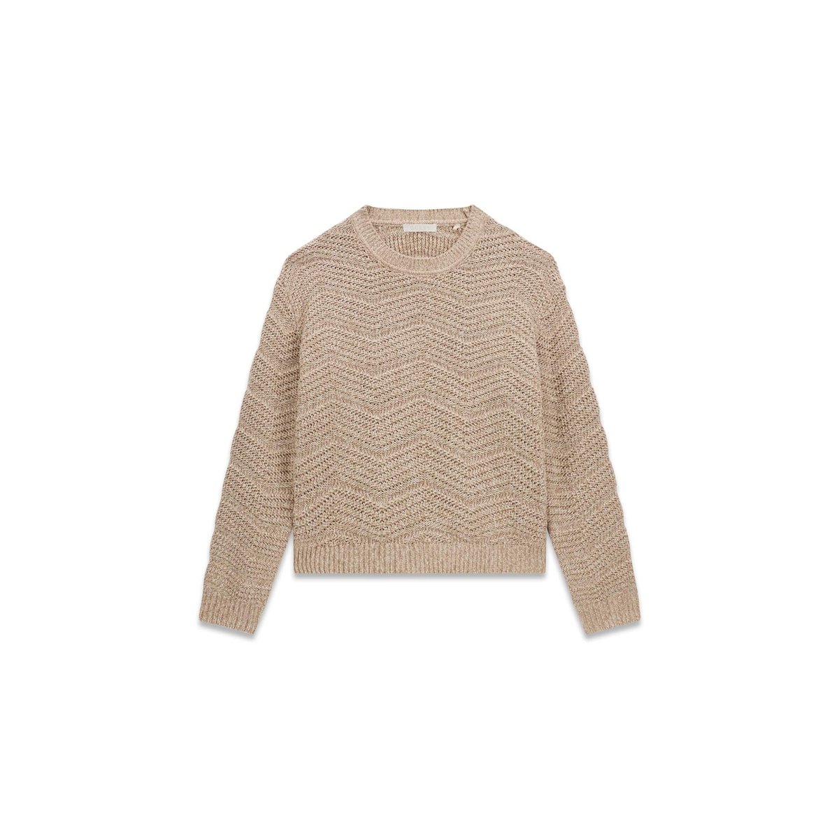 Pull À Détail Fil textile beige, GUESS