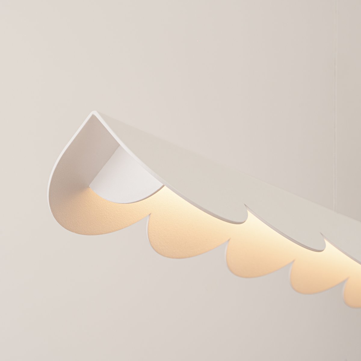 Suspension Aluminium Beige LED 1 Biscuit beige, EDEN