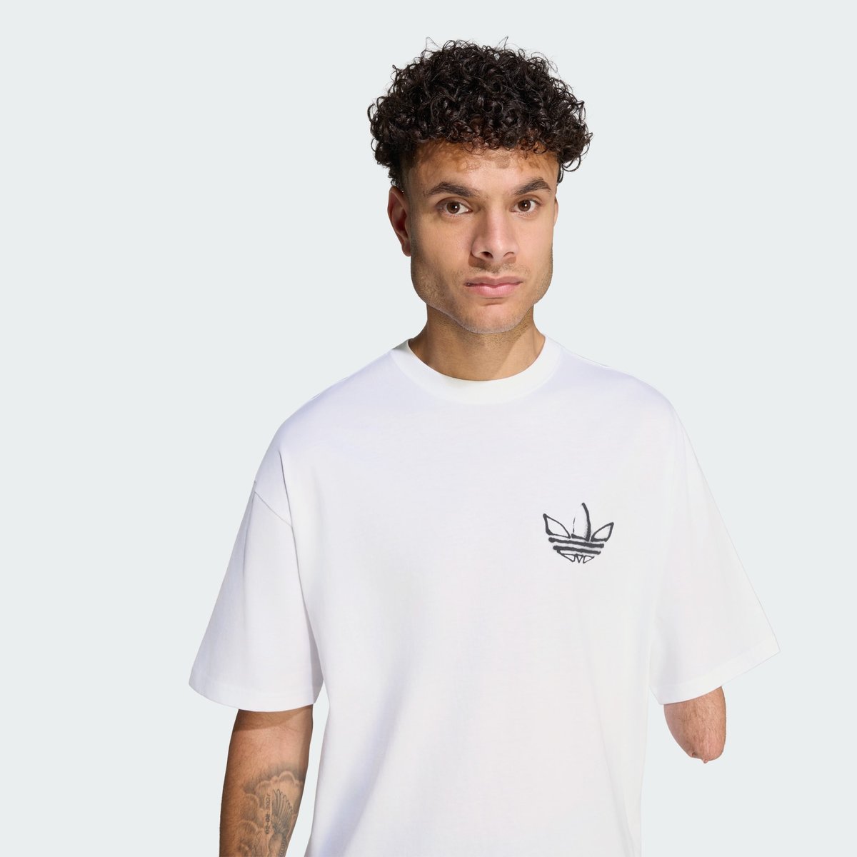 T-Shirt Powder Tongue white, adidas Originals