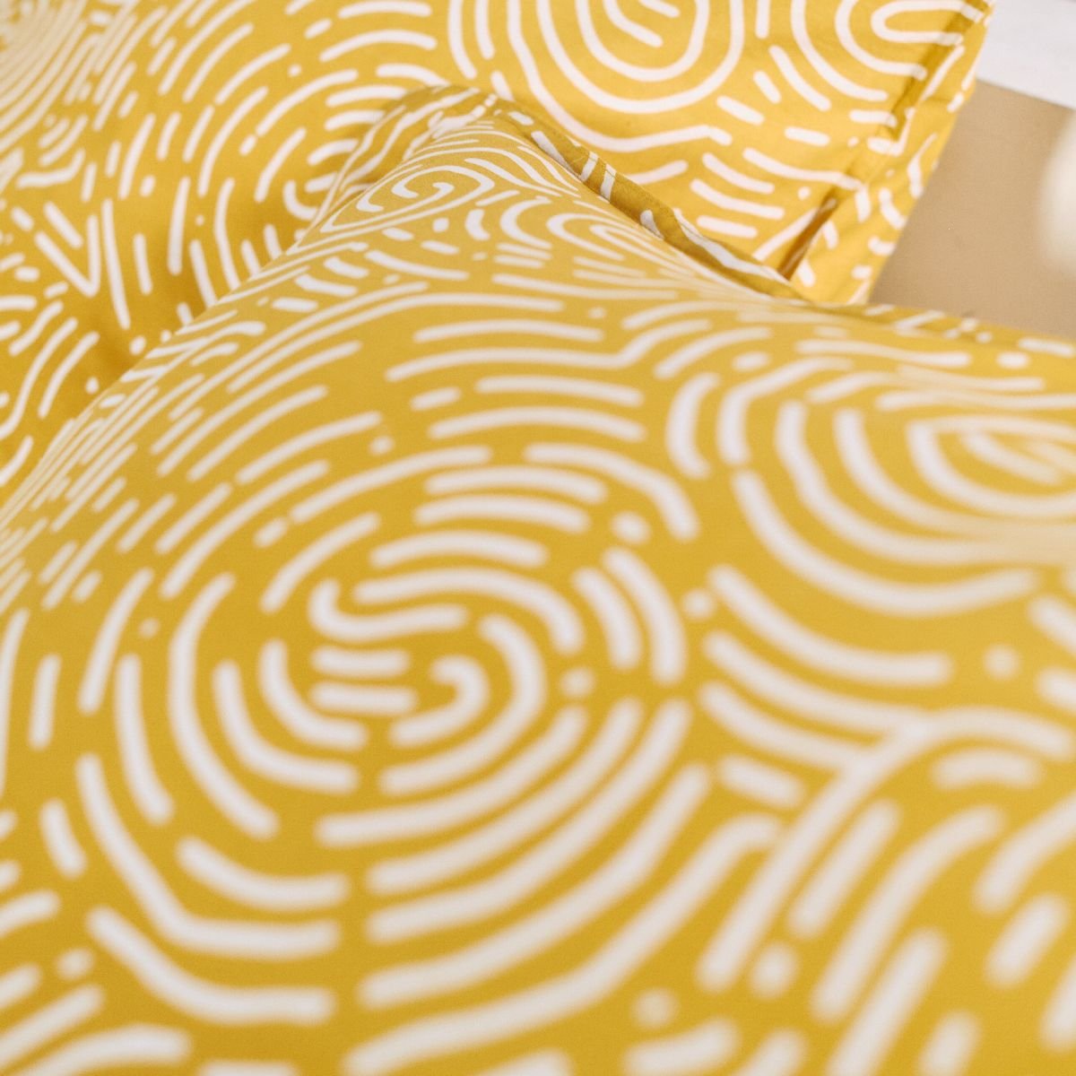 Parure de lit SUNSHINE SAM jaune, TODAY