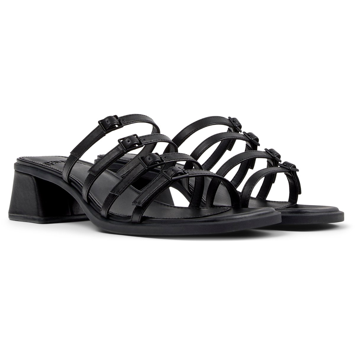 Sandales Cuir KORA SANDAL TWINS noir, CAMPER