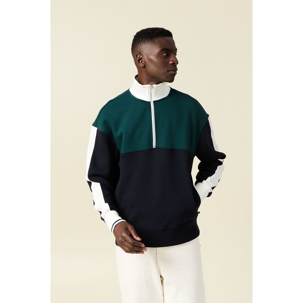 Sweat manches longues bleu marine, BONOBO