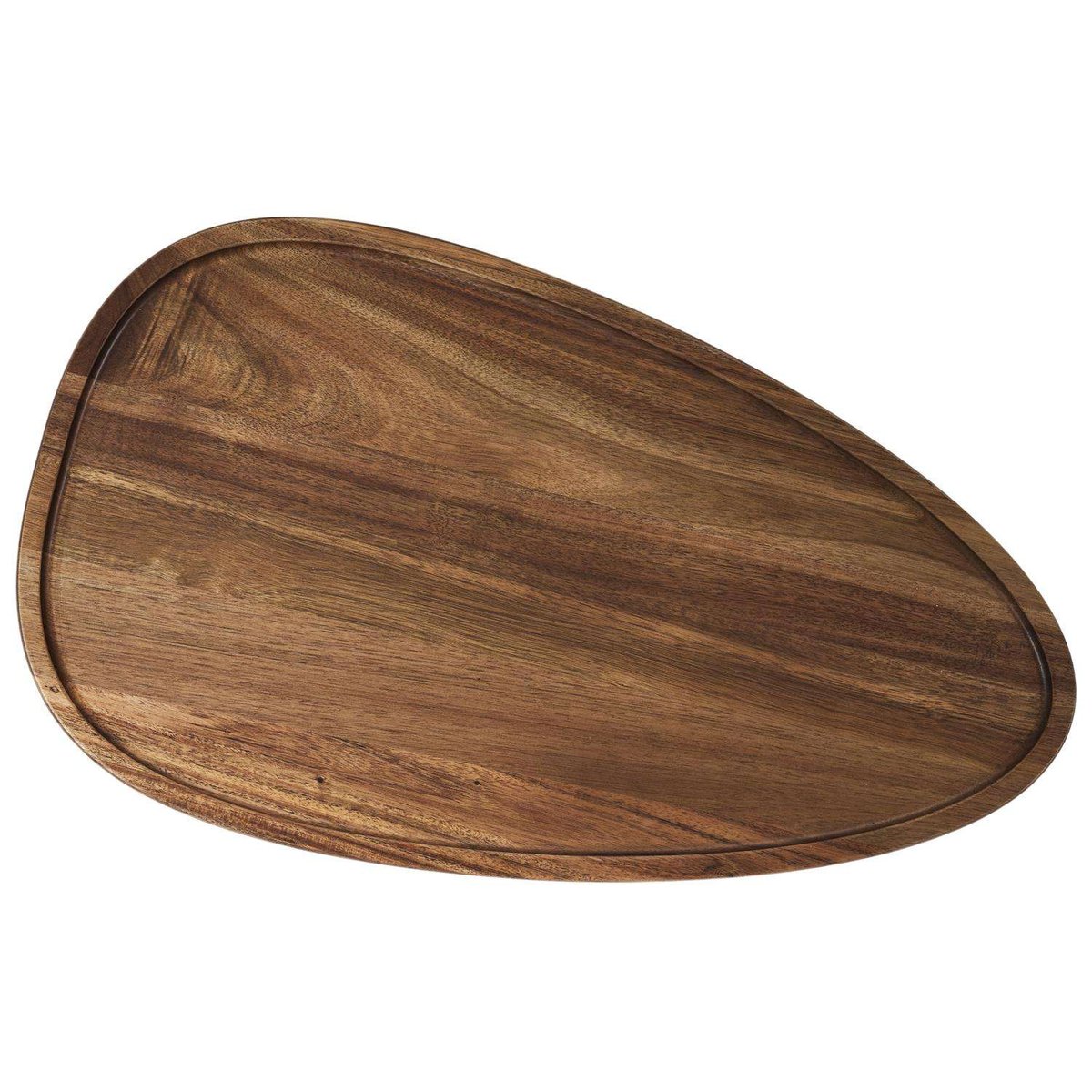 Lot de 2 tables gigognes en acacia VISBY marron, THE HOME DECO FACTORY