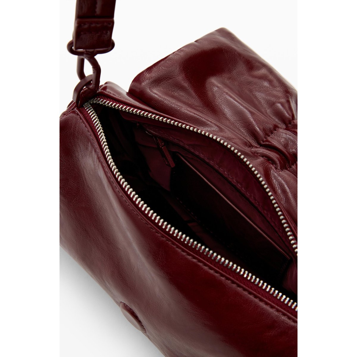 Petit sac brillant à nœud rouge, DESIGUAL