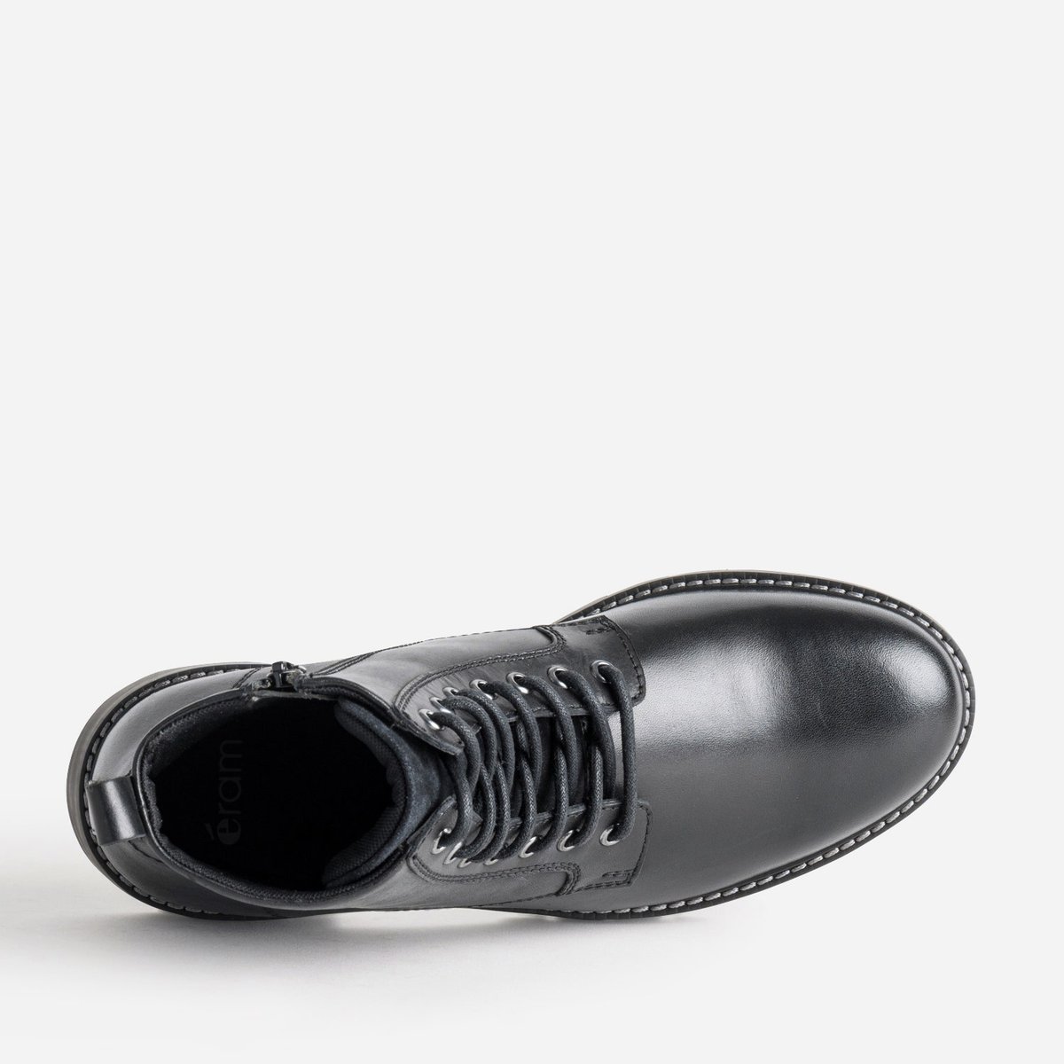 Boots en cuir LUCIUS noir, ERAM