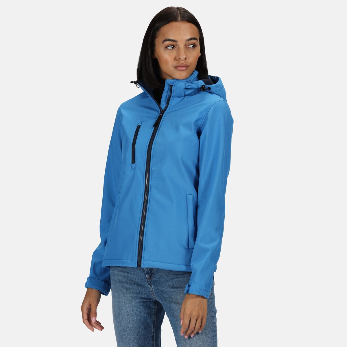 Veste softshell VENTURER bleu clair/bleu marine, REGATTA