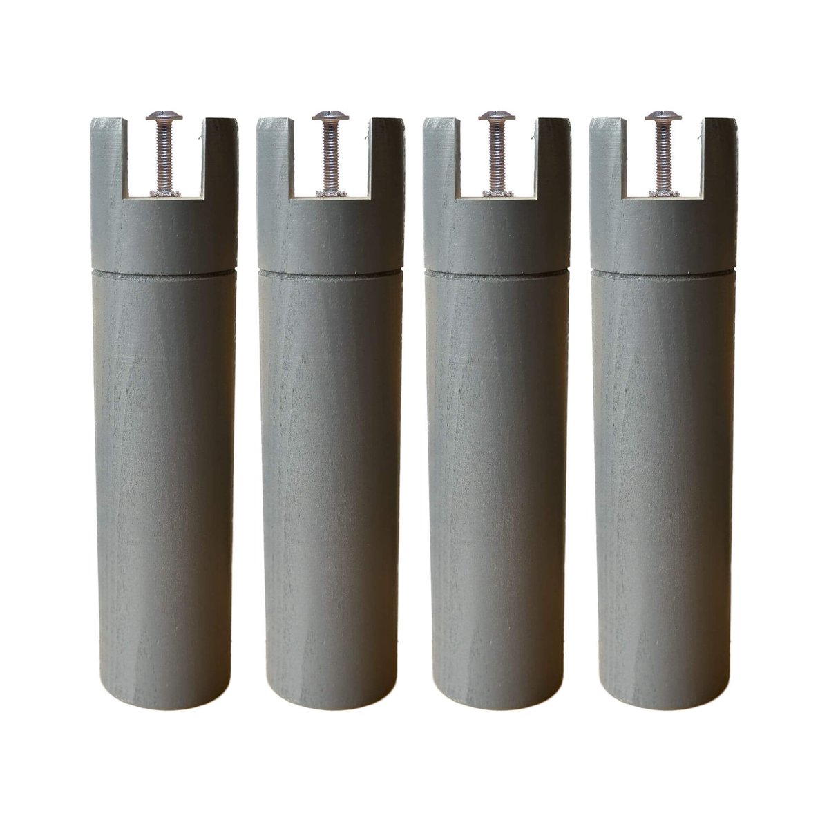 Pied pour cadre à lattes bois (lot de 4) naturel, SOMEO