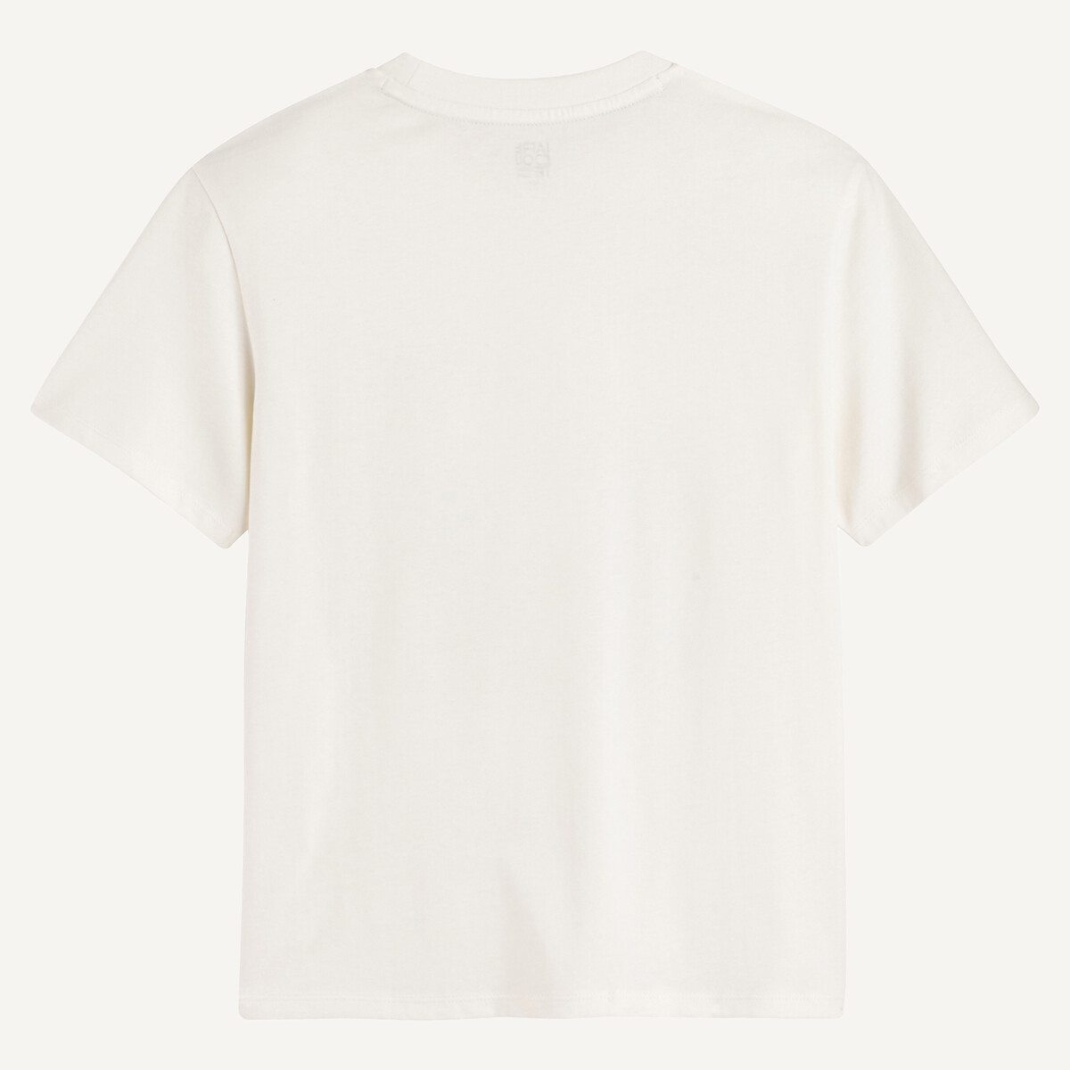 T-shirt manches courtes oversize imprimé ecru, LA REDOUTE COLLECTIONS