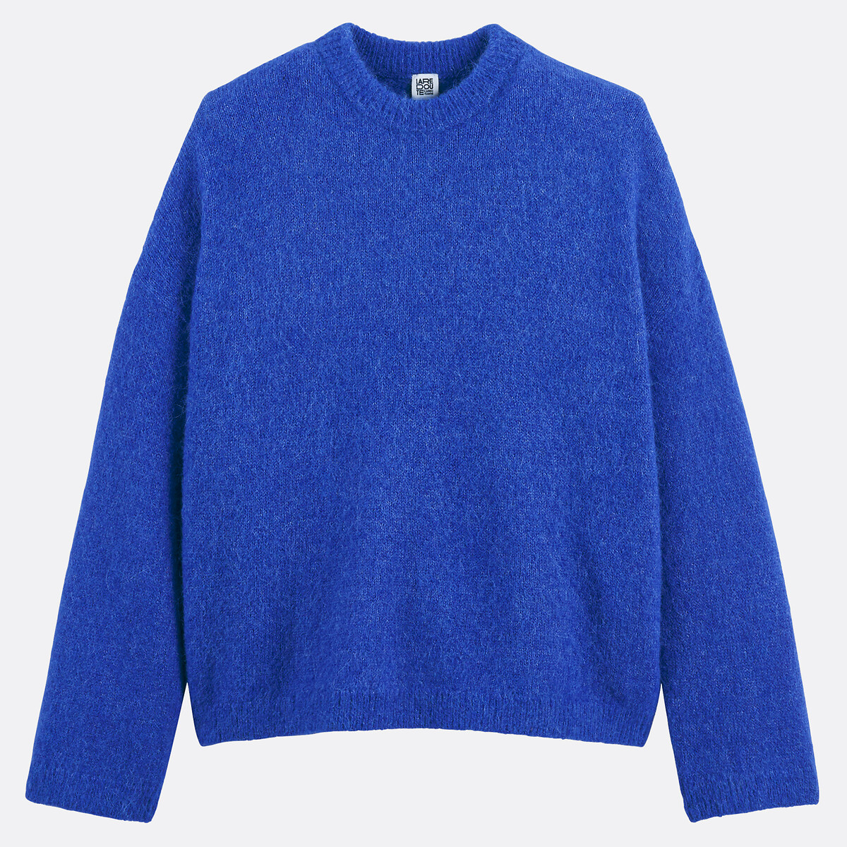 Pull alpaga mélangé, Signature LYNE bleu électrique, LA REDOUTE COLLECTIONS