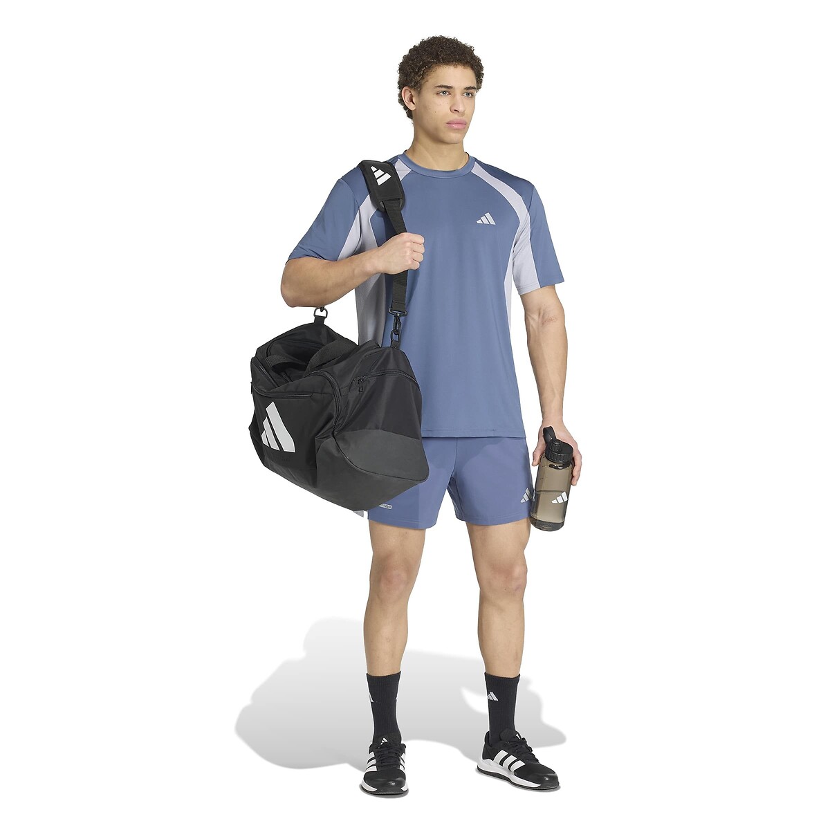 Short de training, INTENSITY bleu/gris, adidas Performance