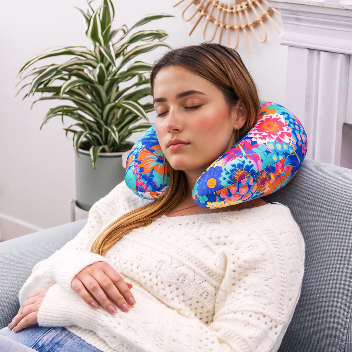 Coussin de voyage pliable 3 en 1 Pillow Pillow bouquet, PYLONES