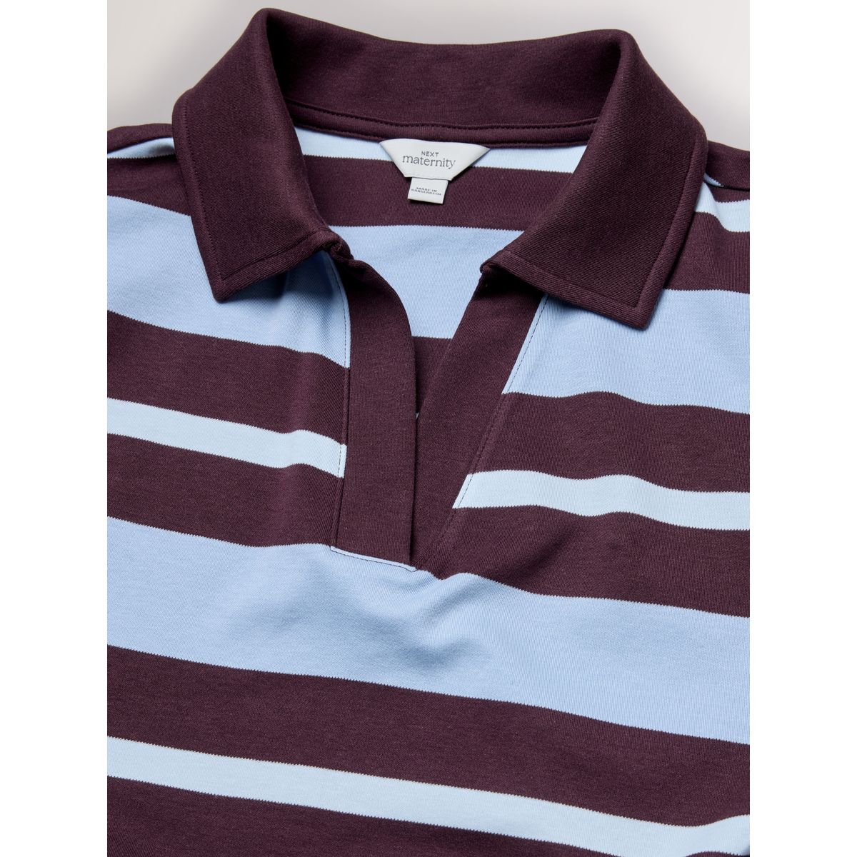 Maillot de rugby à rayures maternité bleu/marron, NEXT