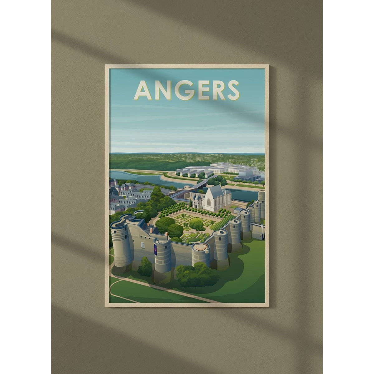 Affiche ville Angers 4 blanc, L'AFFICHERIE