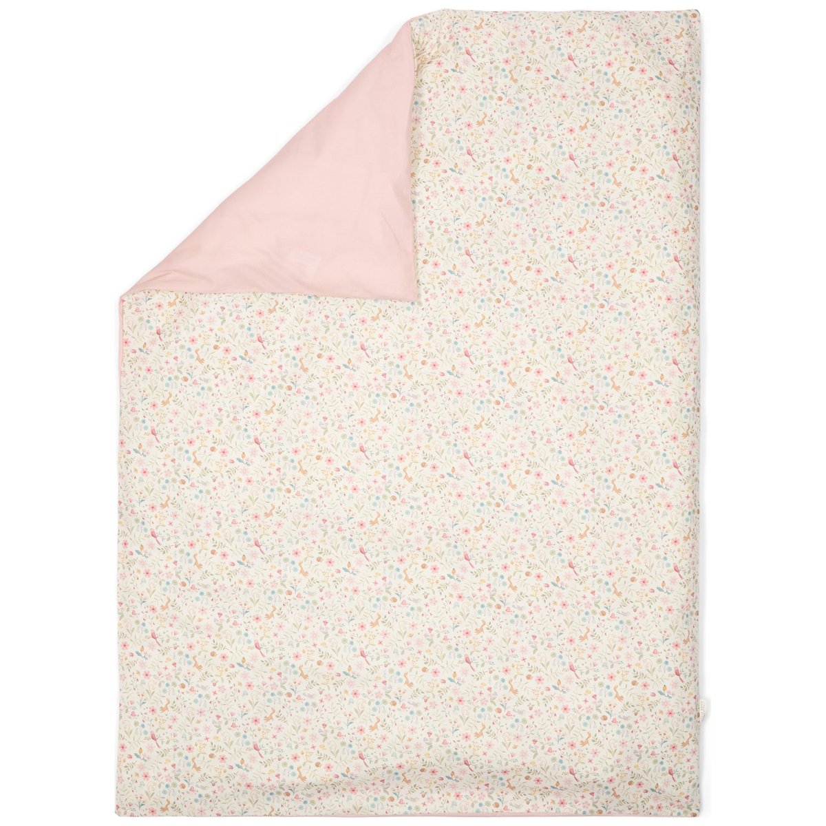 Housse de couette+oreiller lit bébé blanc, multicolore, LITTLE DUTCH