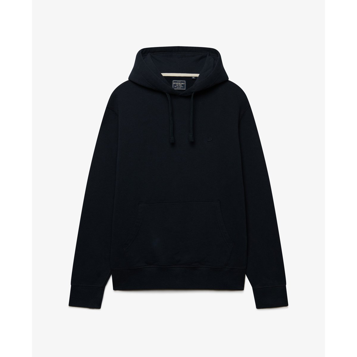 Sweat à capuche Essential SD Co Logo bleu marine foncé, SUPERDRY