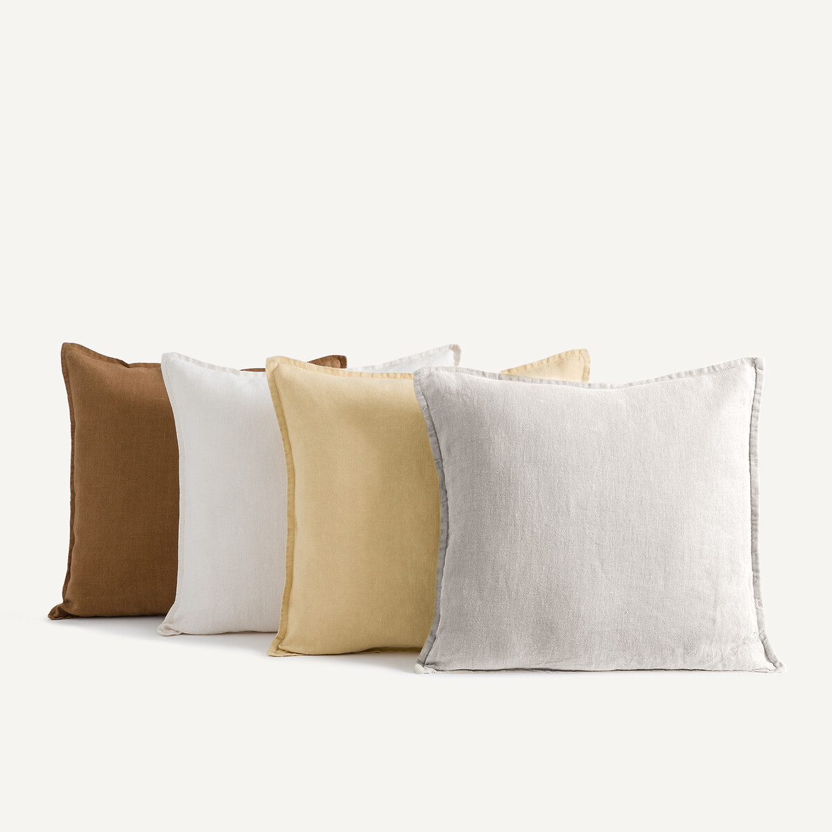 Housse de coussin lin épais, Boreo céladon, AM.PM