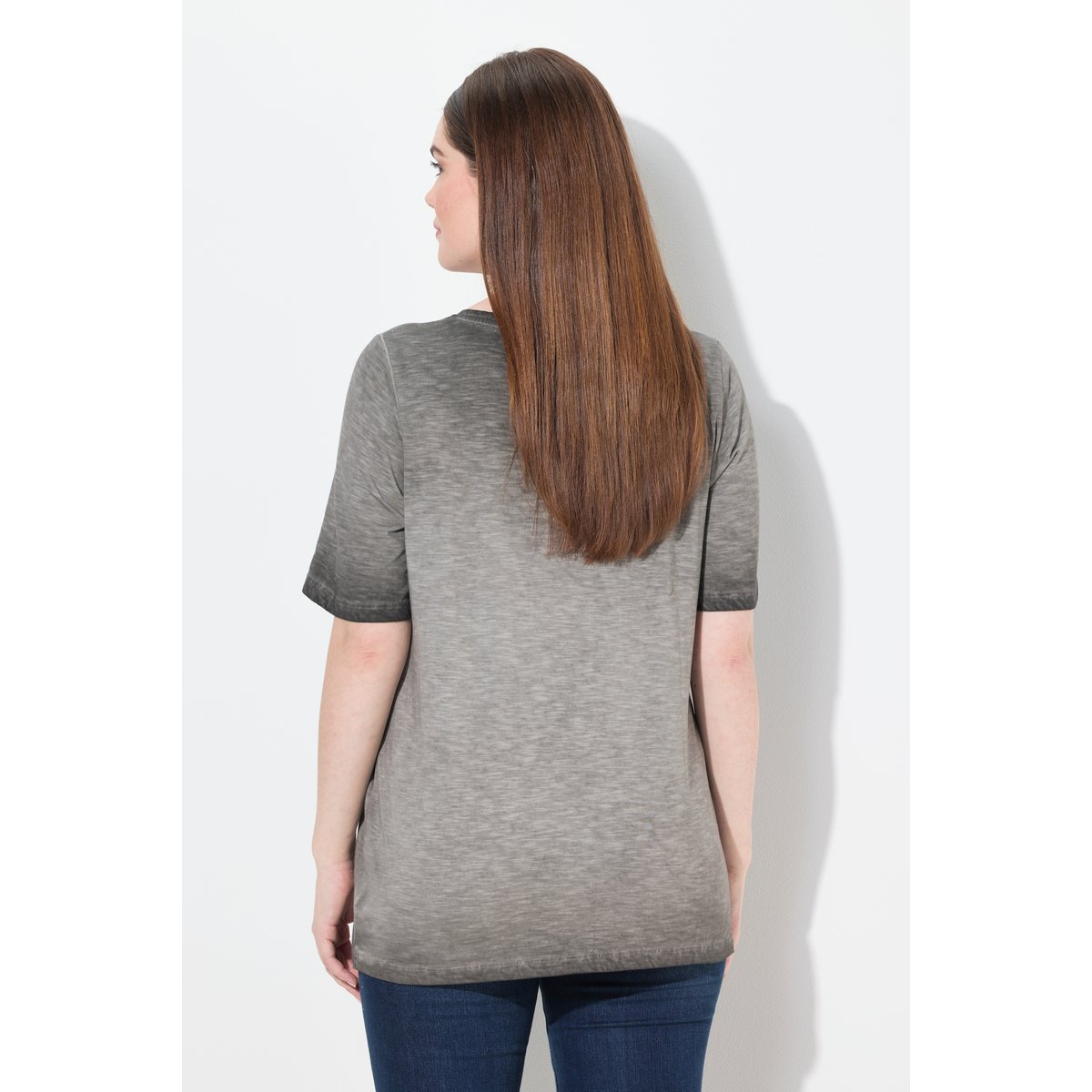 T-shirt à imprimé esprit traditionnel noir, ULLA POPKEN