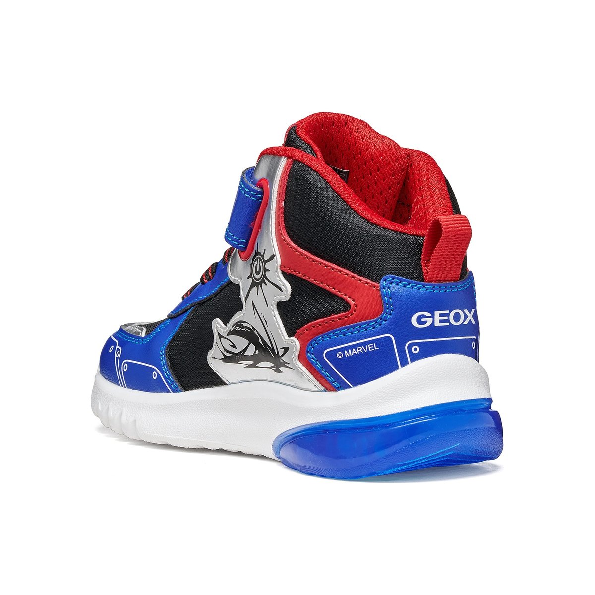 Baskets J CIBERDRON noir/bleu roi, GEOX