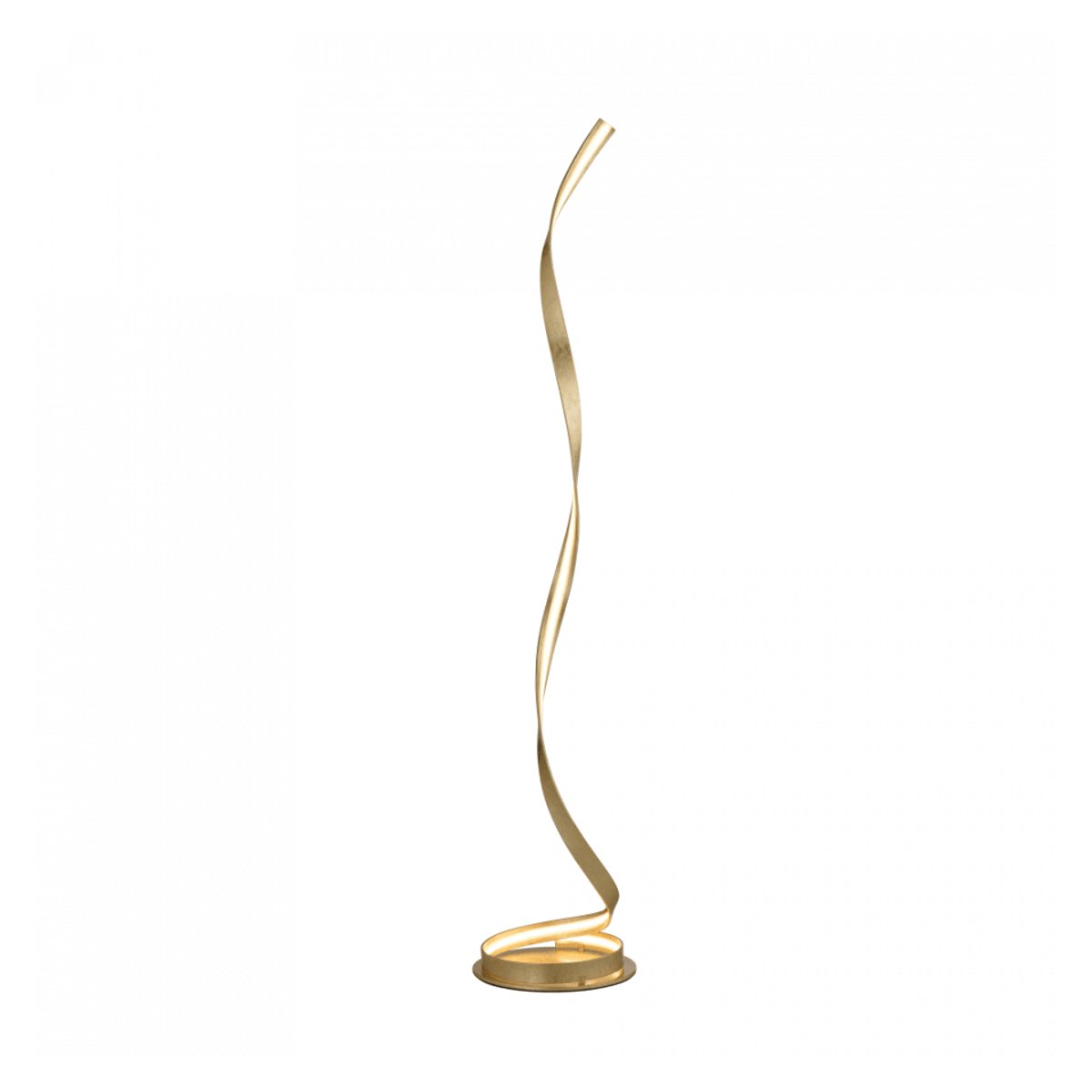 Lampadaire ondulé et design - MILLENIUM doré / laiton, KOSILUM