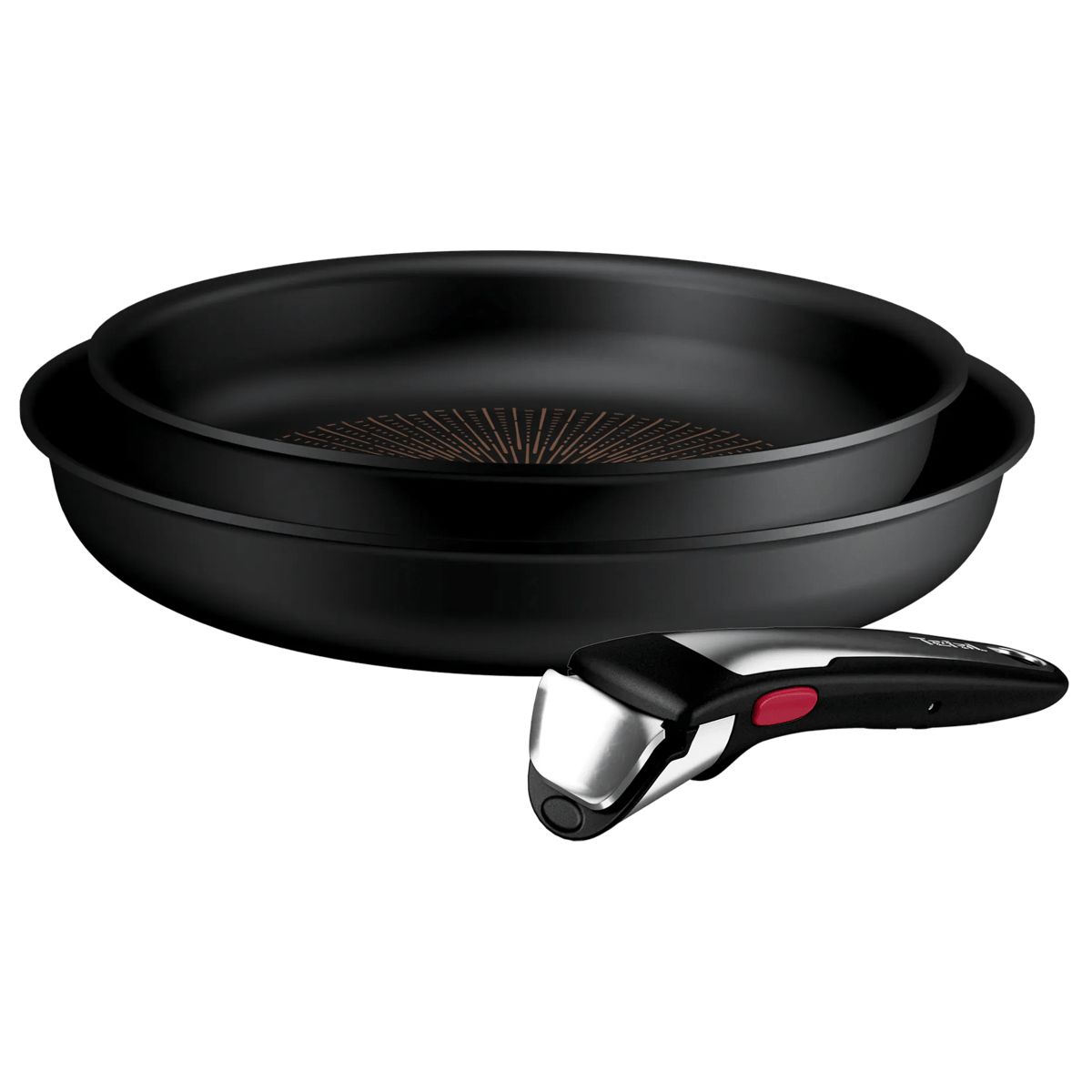 Batterie de cuisine Ingenio Excellence poeles 24/28cm couleur unique, TEFAL