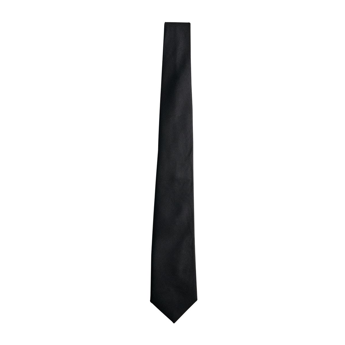 Cravate en soie signature noir, NEXT