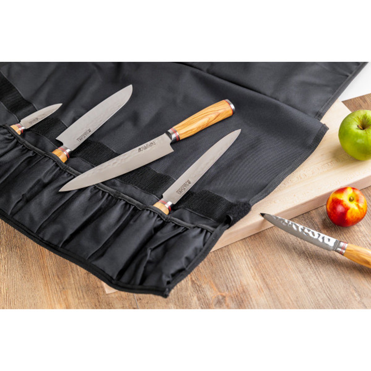 Trousse de chef 5 couteaux de cuisine Damas VG10 v002237, WUSAKI