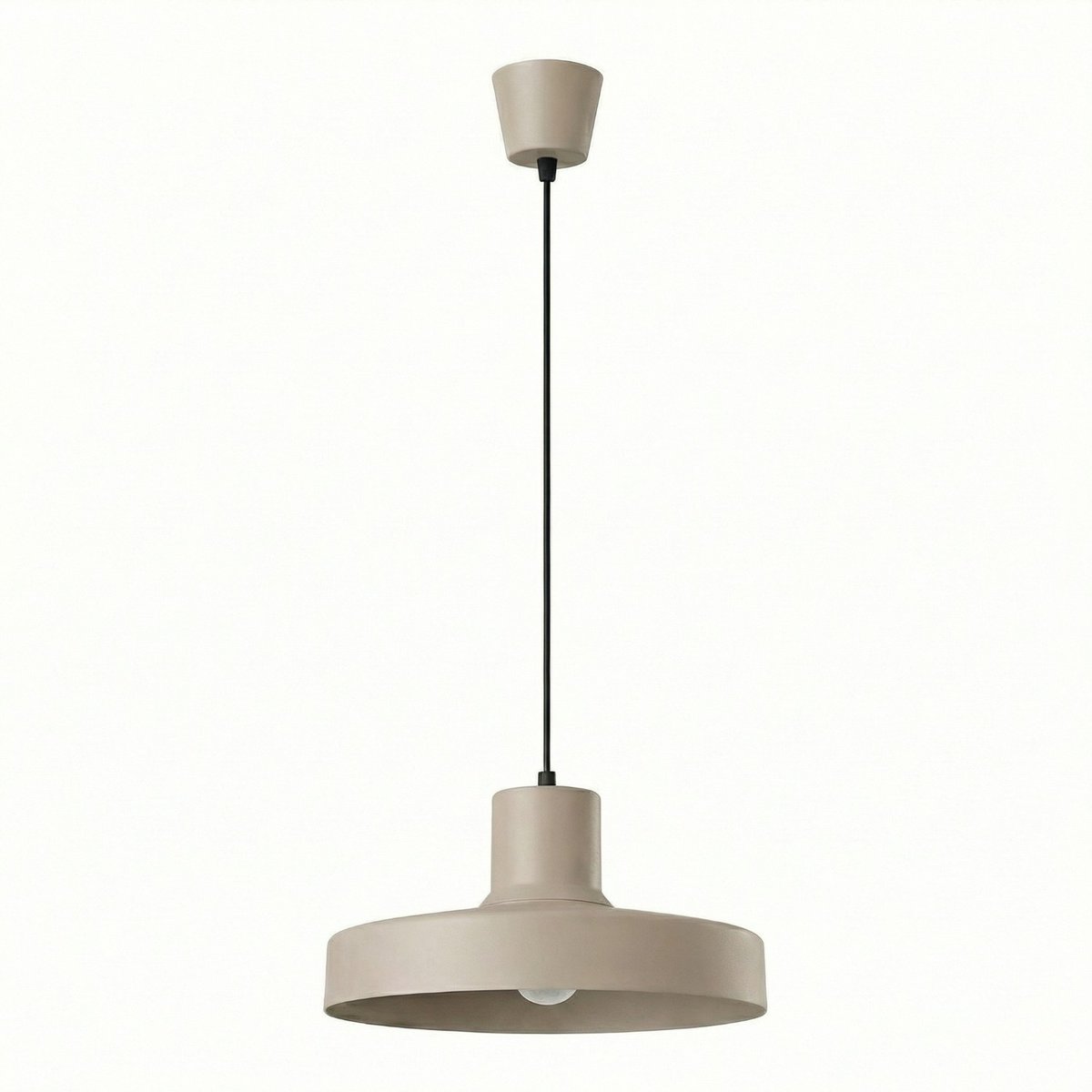 Suspension Acier Taupe E27 1 BILO taupe, EDEN