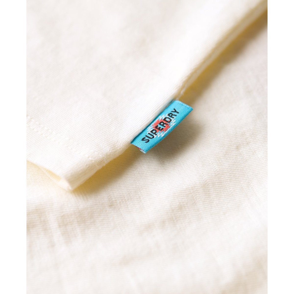 Débardeur Vintage Logo Narrative blanc cassé, SUPERDRY