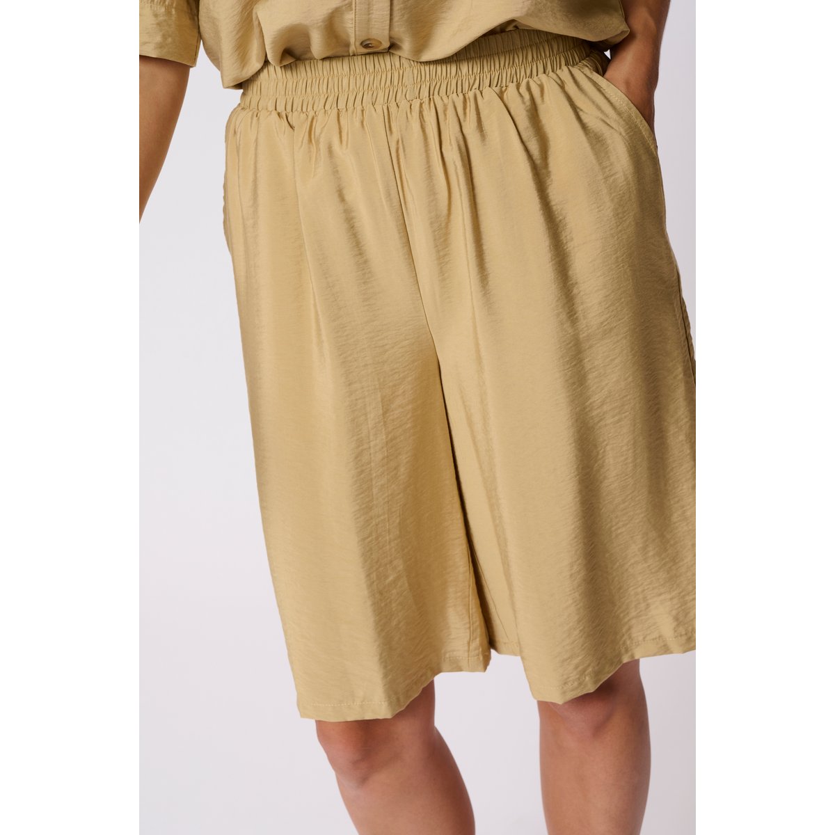 Shorts casual beige starfish, KAFFE