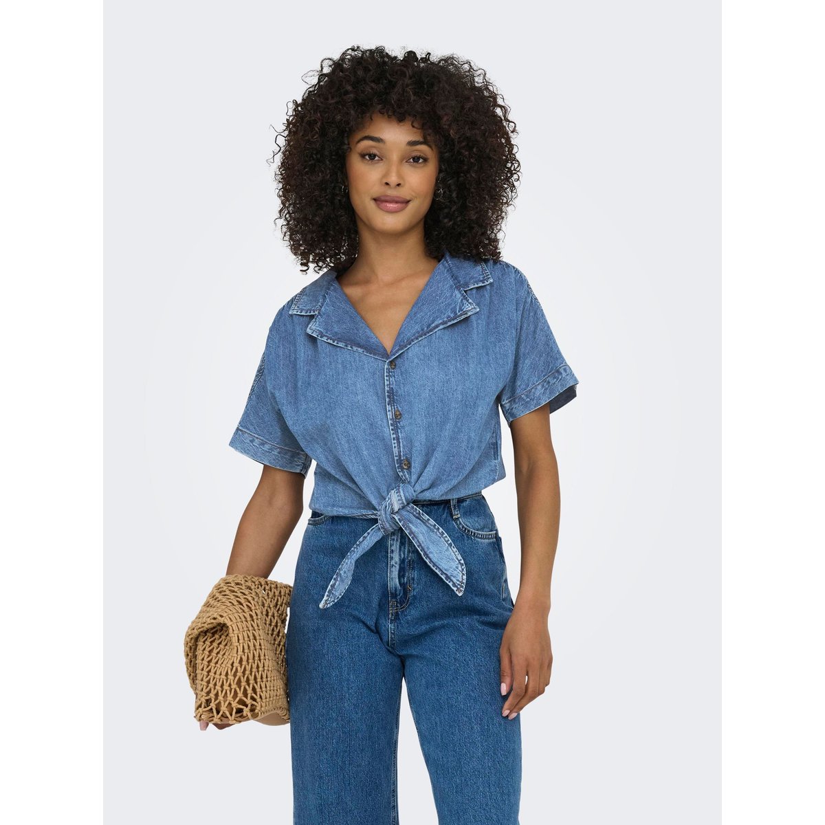 Chemise En Denim medium blue denim, ONLY