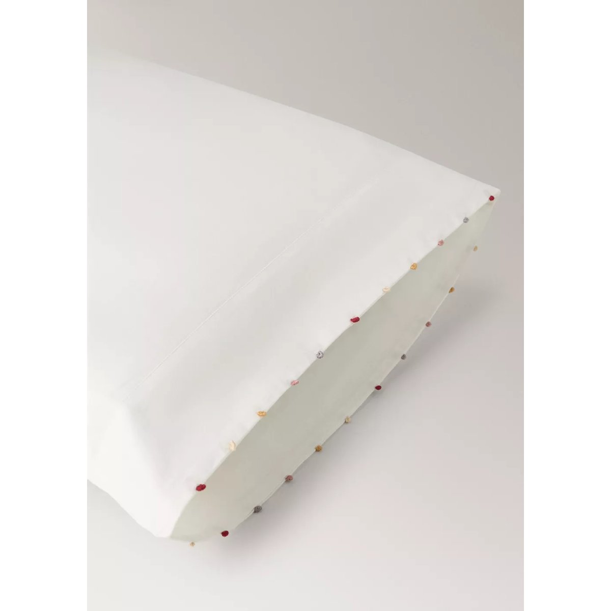 Taie d’oreiller enfant 100 % coton 50x75 cm blanc cassé, MANGO HOME