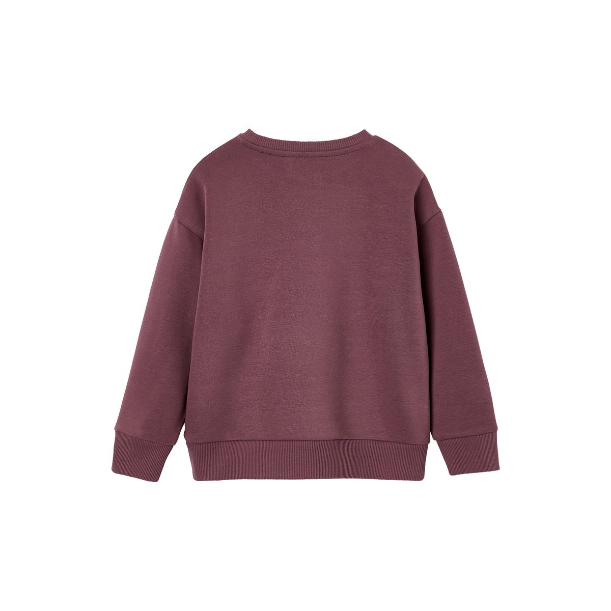 Sweat col rond mauve, VERTBAUDET