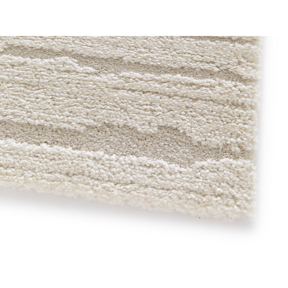Tapis poils ras style bohème, LORIS beige, BOBOCHIC